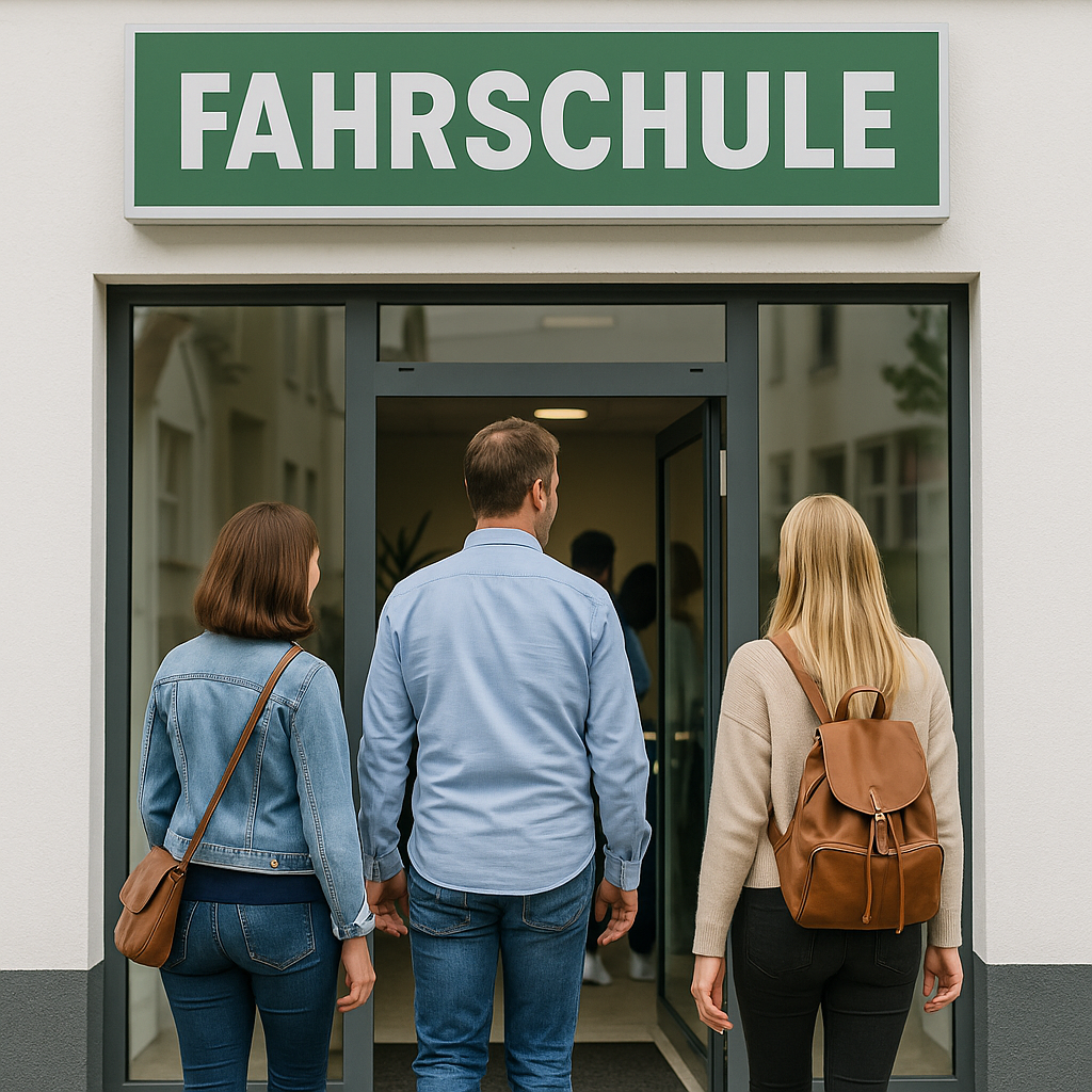 Fahrschule – Beratung mit Erste-Hilfe-Material